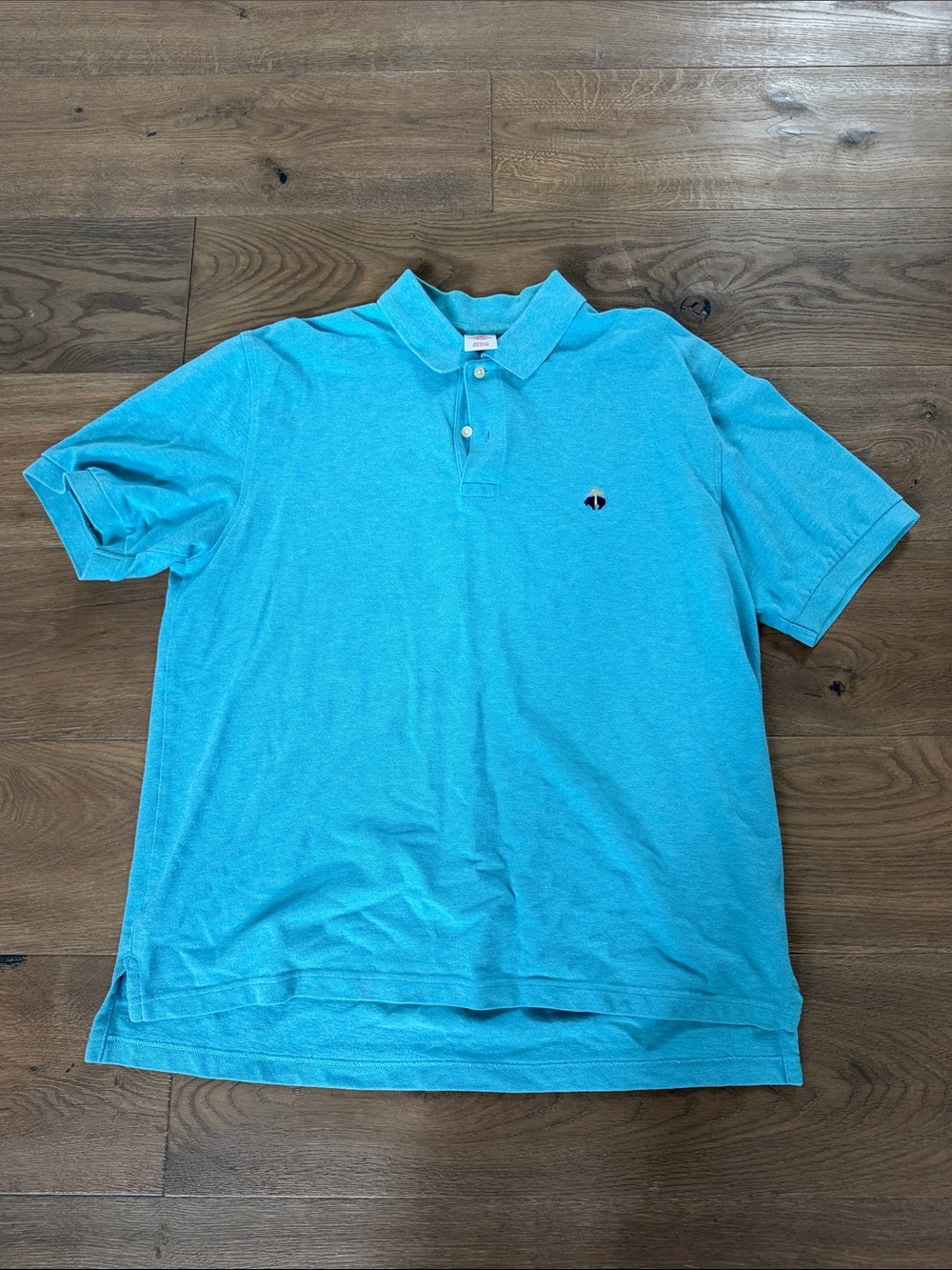 Brooks Brothers Men's Polo in Aqua Turquoise